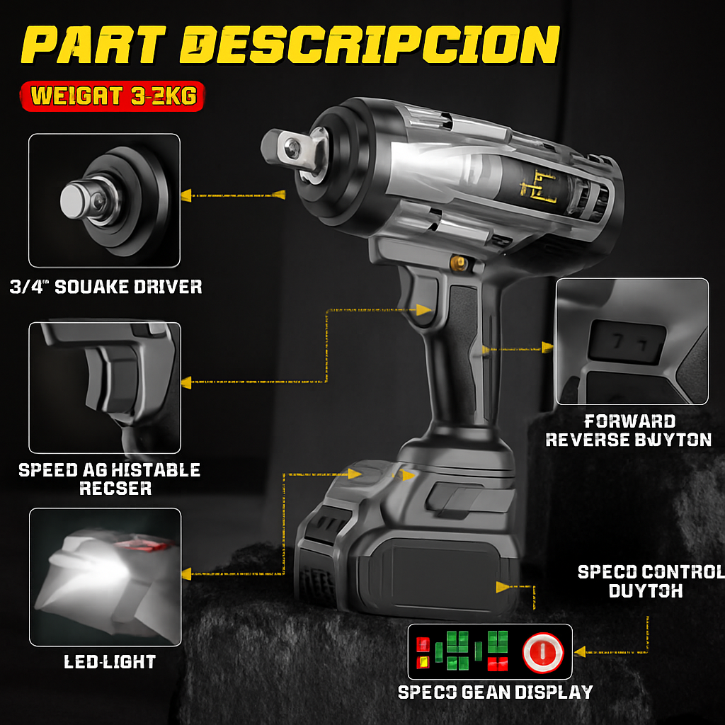 POTENCIA PRO 3/4 CON ADAPTADOR EXTRA GRATIS